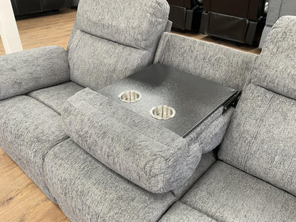 Owen Electric Recliner Sofa 3 Seater - Grey