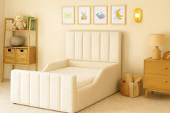 Panel Upholstered Kids Bed Frame