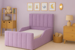Panel Upholstered Kids Bed Frame