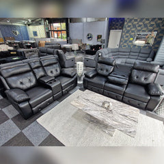 Prada Leather Recliner Sofa 3+2 Seater