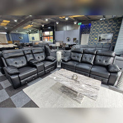 Prada Leather Recliner Sofa 3+2 Seater