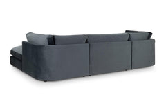 Rainsburg U Shape Corner Sofa -Slate