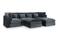 Rainsburg U Shape Corner Sofa -Slate