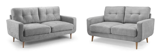Rebekah 3+2 Seater Sofa - Grey
