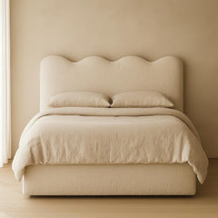 Sable Boucle Bed Frame