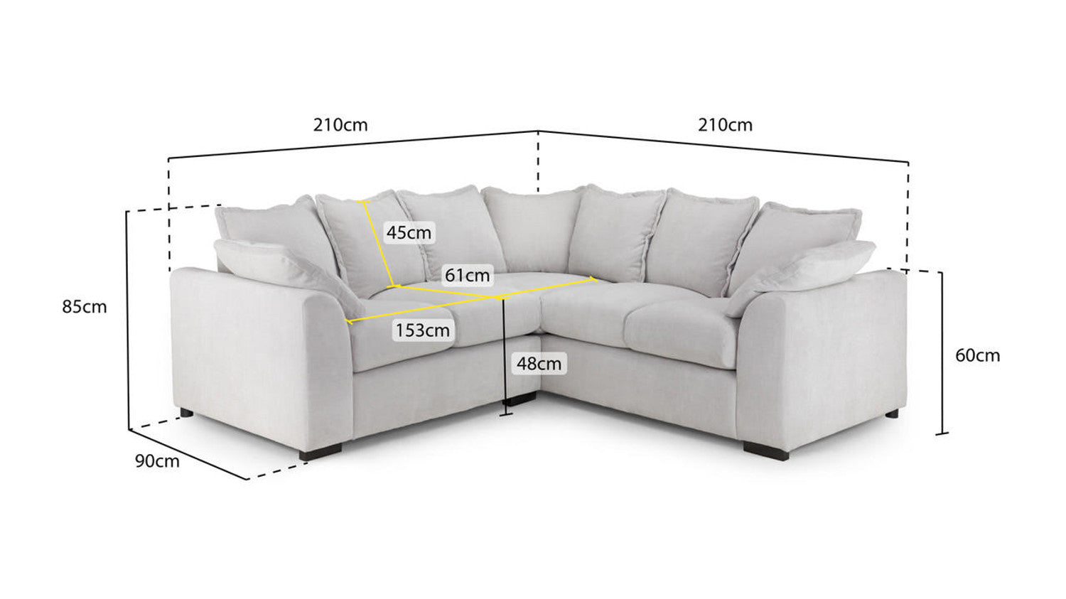 Saladin Large Corner Sofa