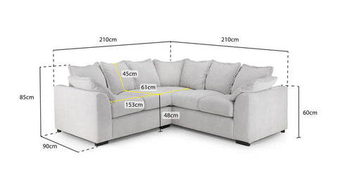 Saladin Large Corner Sofa