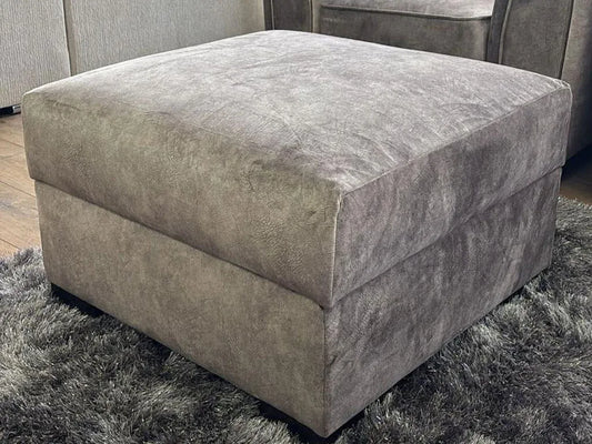 Serena Footstool Sofa - Brown