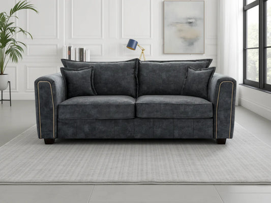 Serena 3 Seater Sofa - Black