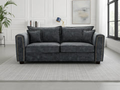 Serena 3 Seater Sofa - Black