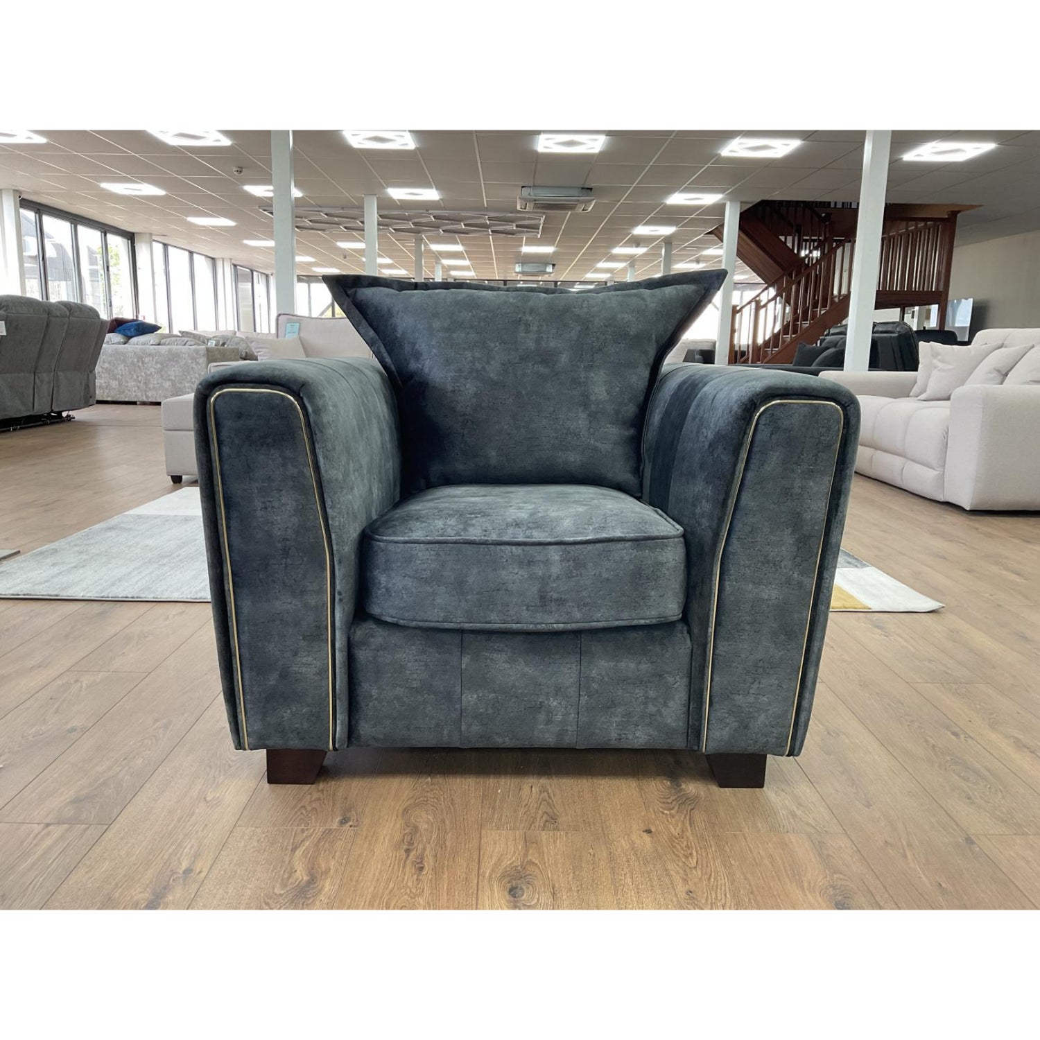 Serena Armchair Sofa - Black