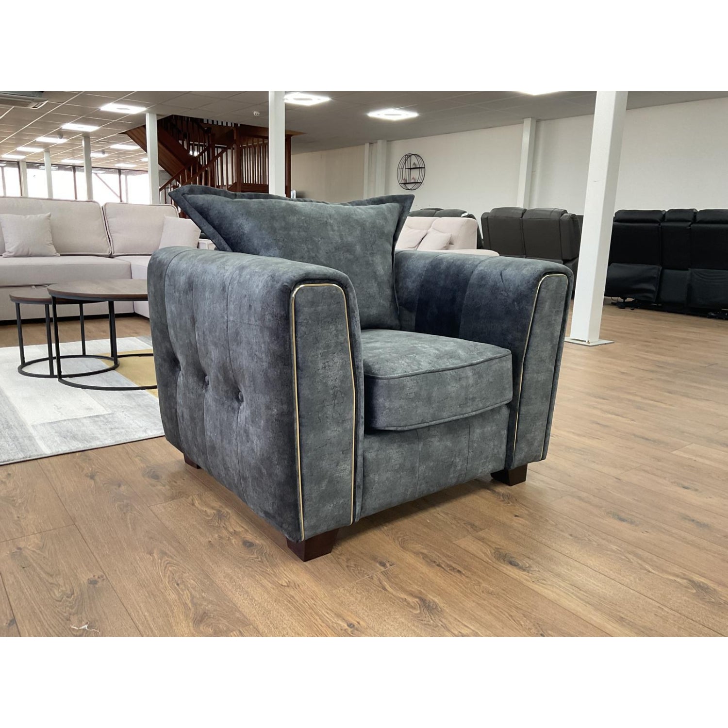 Serena Armchair Sofa - Black