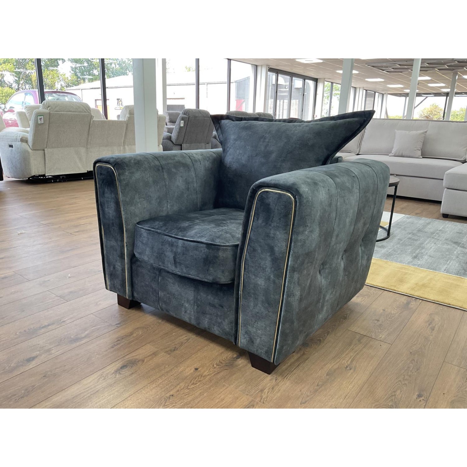 Serena Armchair Sofa - Black