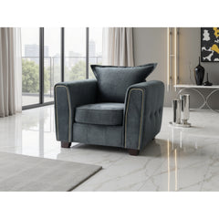 Serena Armchair Sofa - Black