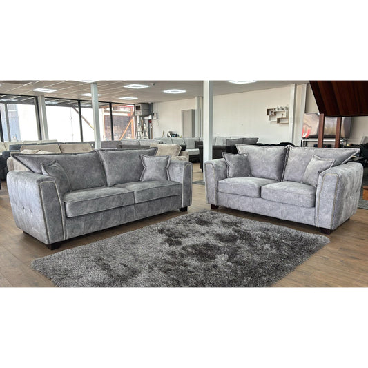 Serena 3+2 Seater Sofa - Grey
