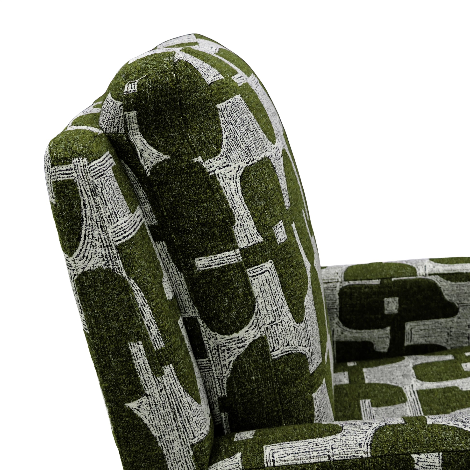 Seville Electric Reclining Chair Green