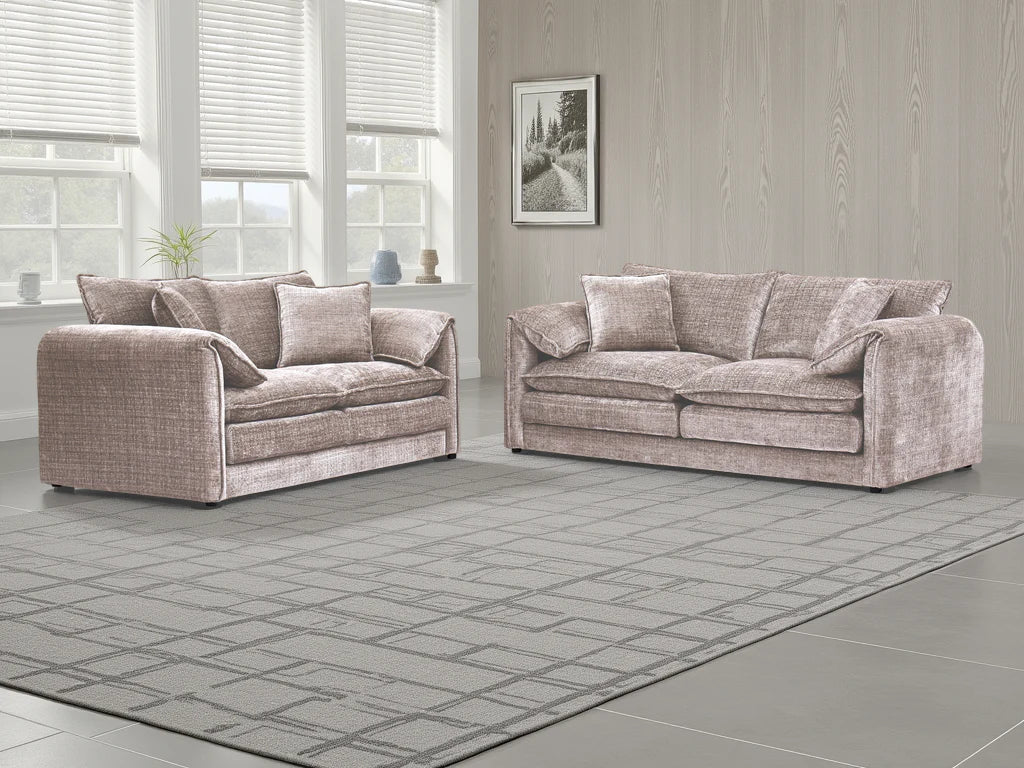 Solaya 3+2 Seater Sofa - Beige