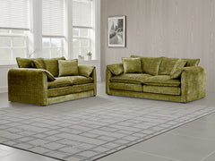 Solaya 3+2 Seater Sofa - Green