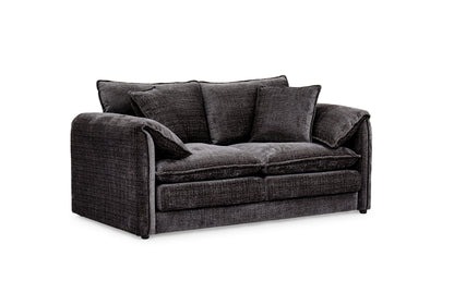 Solaya 3+2 Seater Sofa - Black