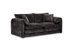 Solaya 3 Seater Sofa - Black