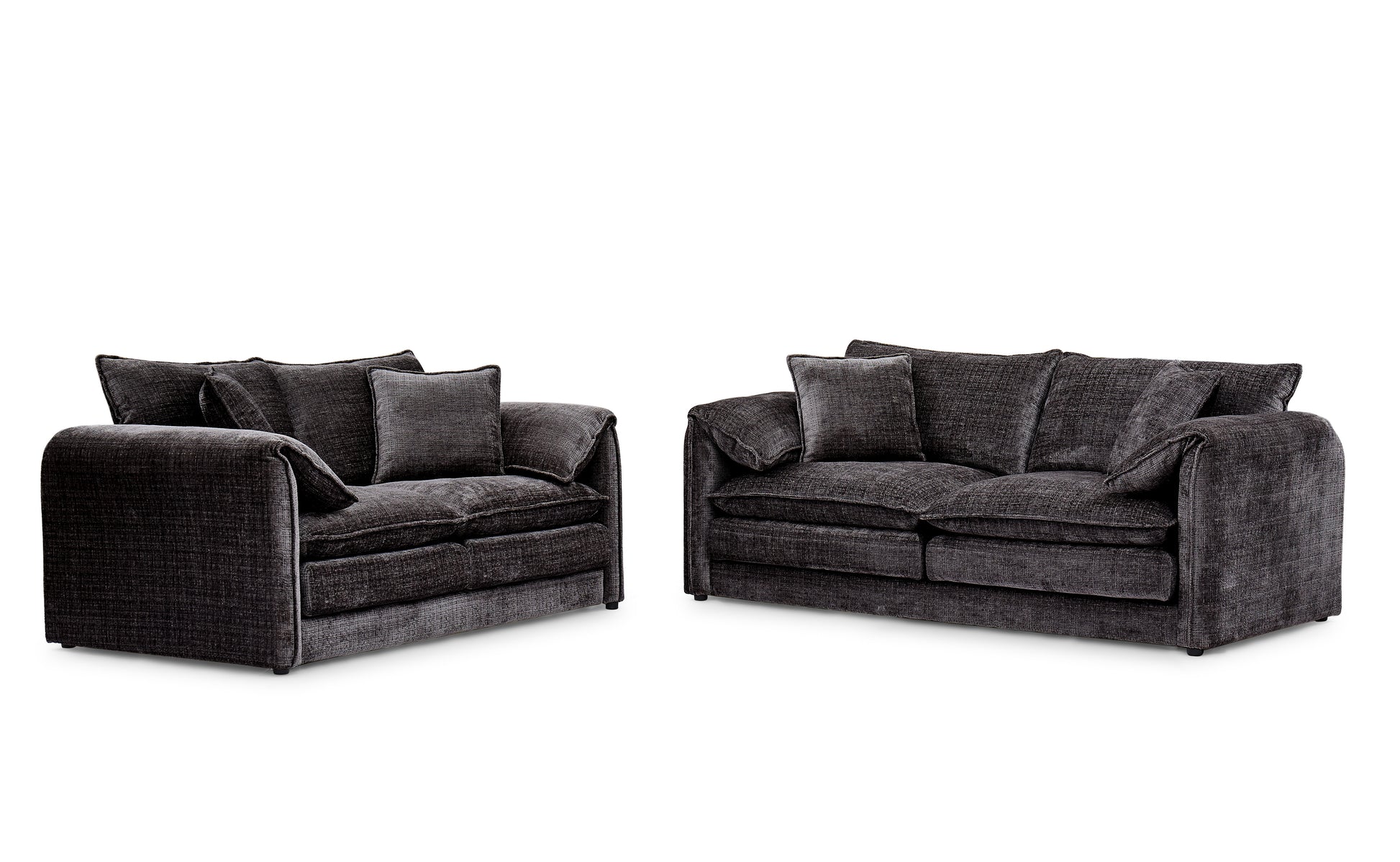 Solaya 3+2 Seater Sofa - Black