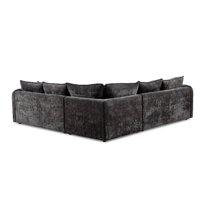 Solaya Corner Sofa - Black