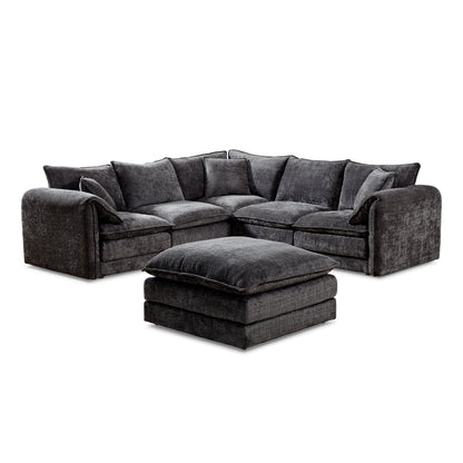 Solaya Corner Sofa - Black