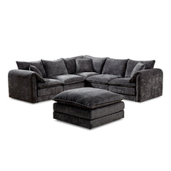 Solaya Corner Sofa - Black