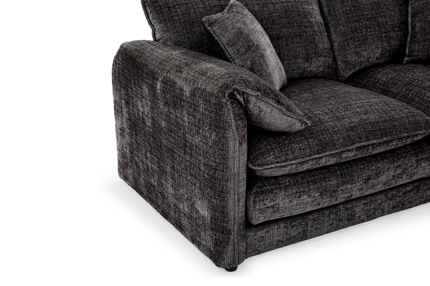 Solaya 3+2 Seater Sofa - Black