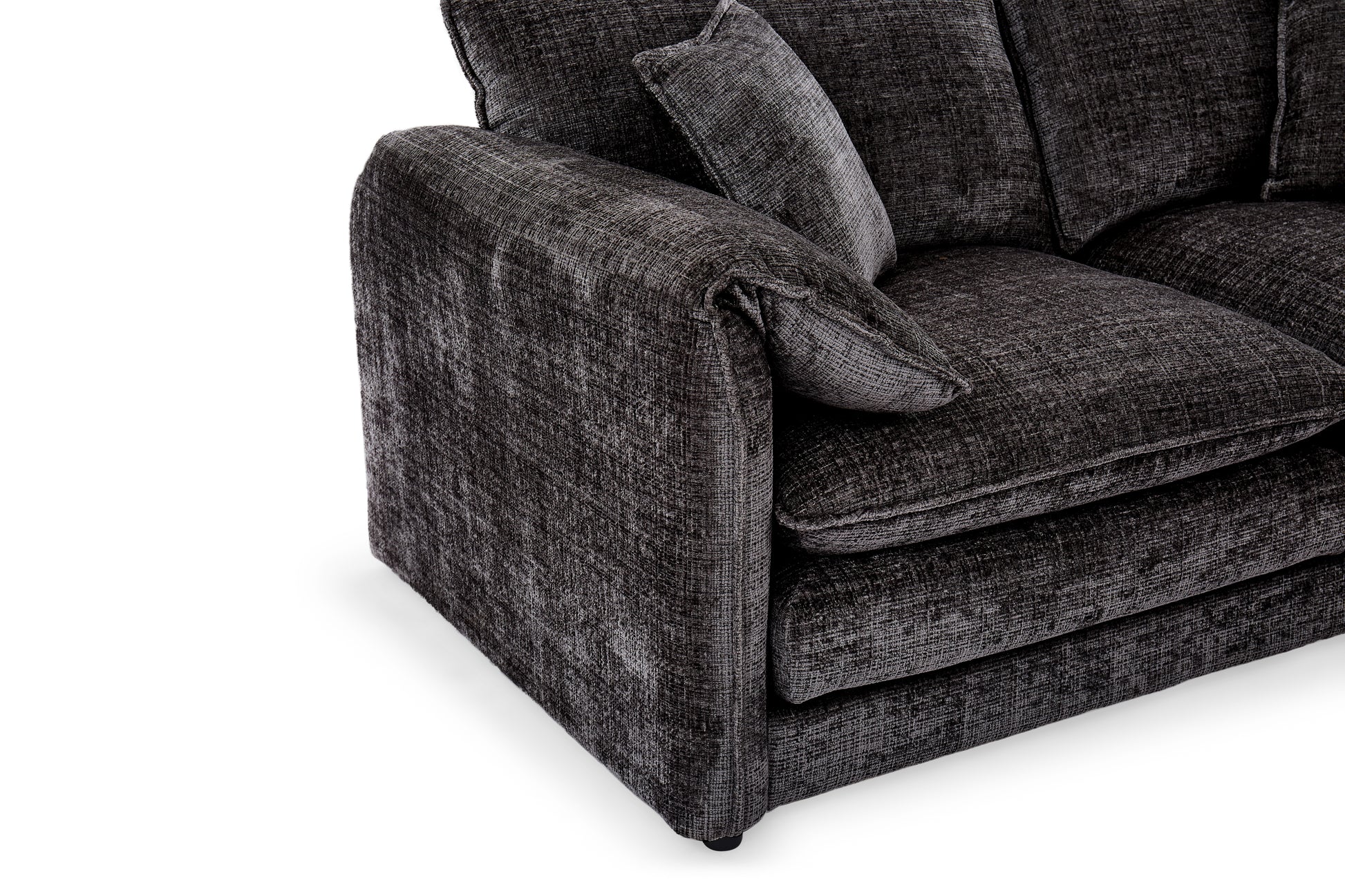 Solaya 3+2 Seater Sofa - Black