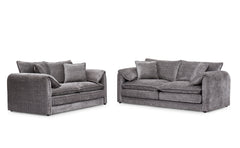 Solaya 3+2 Seater Sofa - Grey