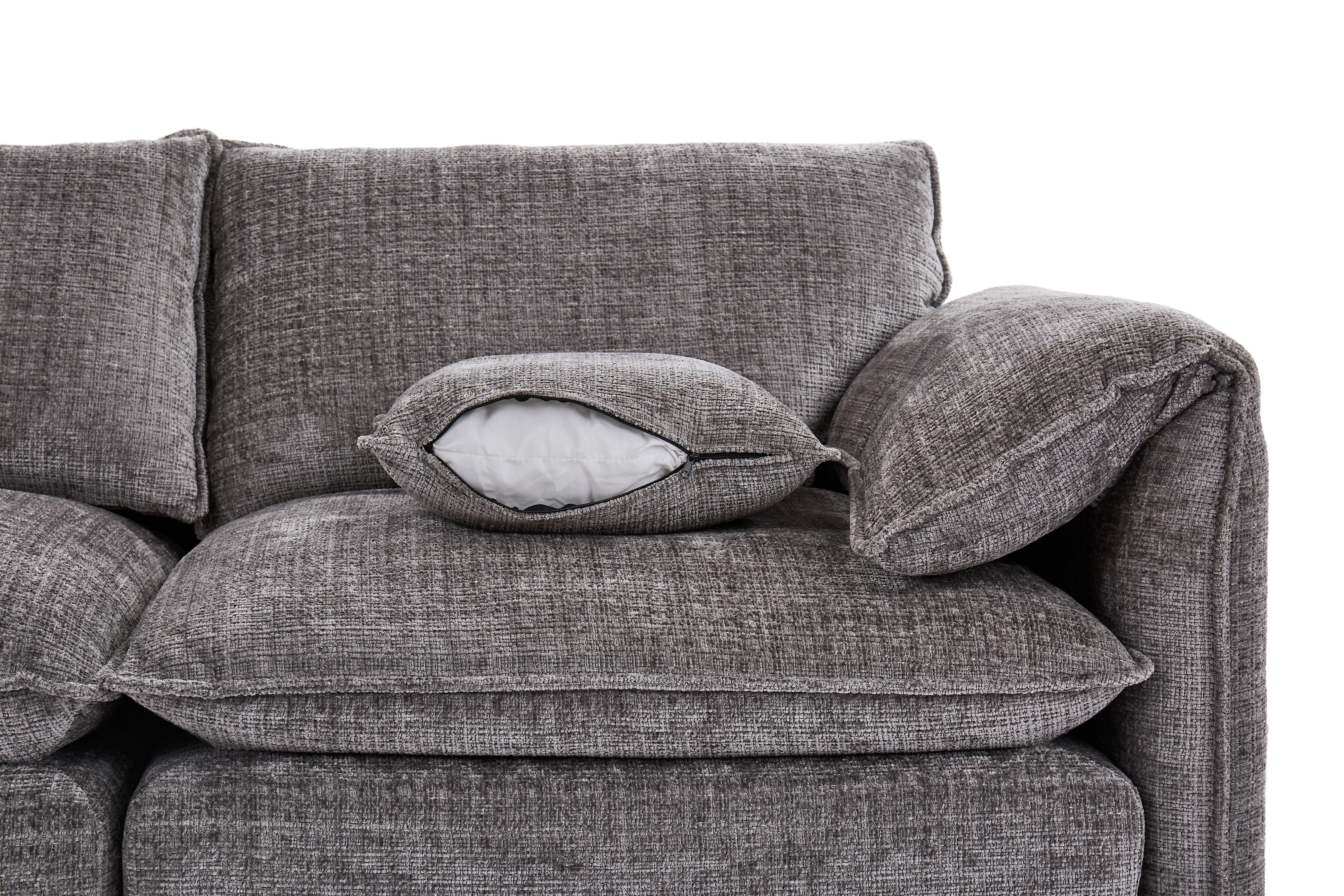 Solaya 3+2 Seater Sofa - Grey