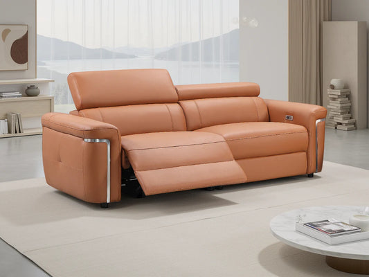 Somerville Electric Recliner 3 Seater Sofa - Tan