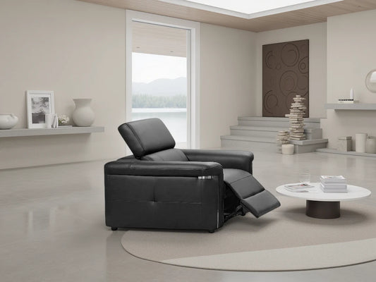 Somerville Electric Recliner Sofa Armchair - Black