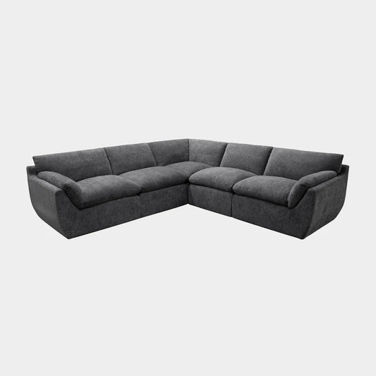 Taro Sofa Large Corner Grey