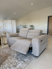 Tokyo Electric Recliner Beige 3+2+1 Seater