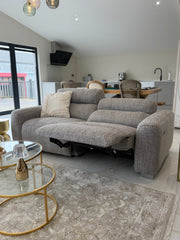 Toronto Electric Recliner Beige 3+2 Seater