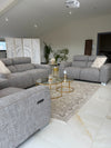 Toronto Electric Recliner Grey 3+2 Seater