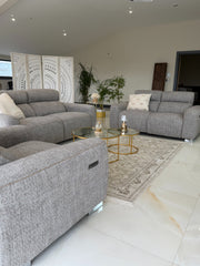 Toronto Electric Recliner Beige 3+2+1 Seater