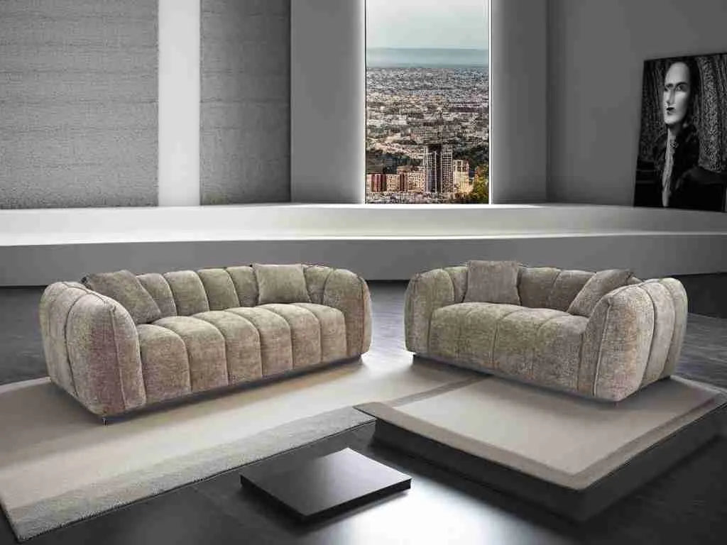 Venice 3+2 Sofa -Mocha
