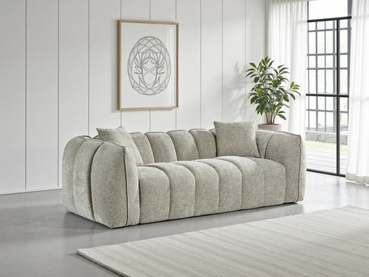 Venice Sofa Beige 3 Seater