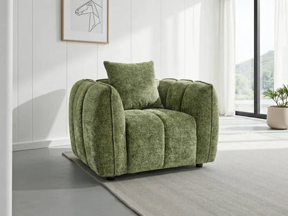 Venice 3+2+1 Sofa - Oliva