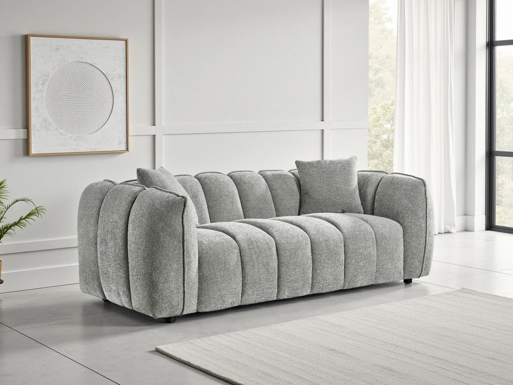 Venice 3+1+1 Sofa - Grey