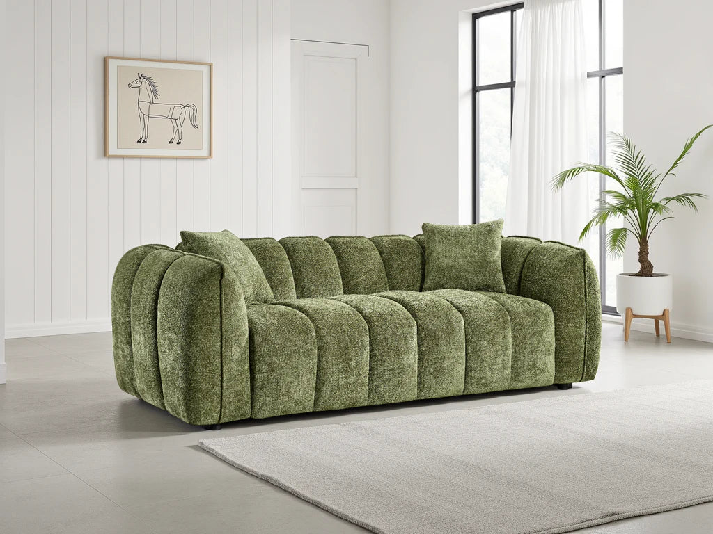 Venice 3+2+1 Sofa - Oliva