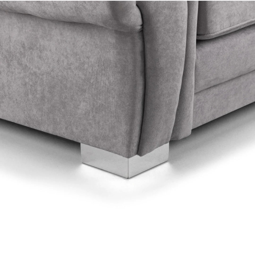 Verona Scatterback 4 Seater Sofa Left Hand Facing Corner - Grey