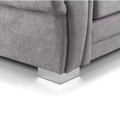 Verona Scatterback 4 Seater Sofa Left Hand Facing Corner - Grey