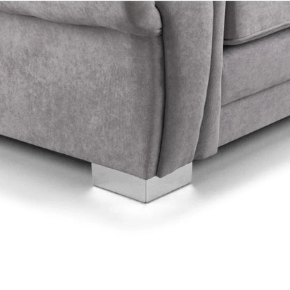Verona Scatterback 4 Seater Sofa Right Hand Facing Corner Grey