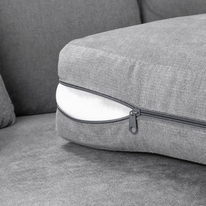 Verona Fullback Sofa Grey 3 Seater