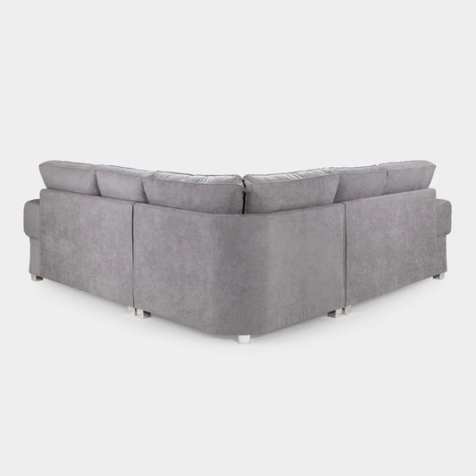 Verona Full Back Corner Sofa Grey