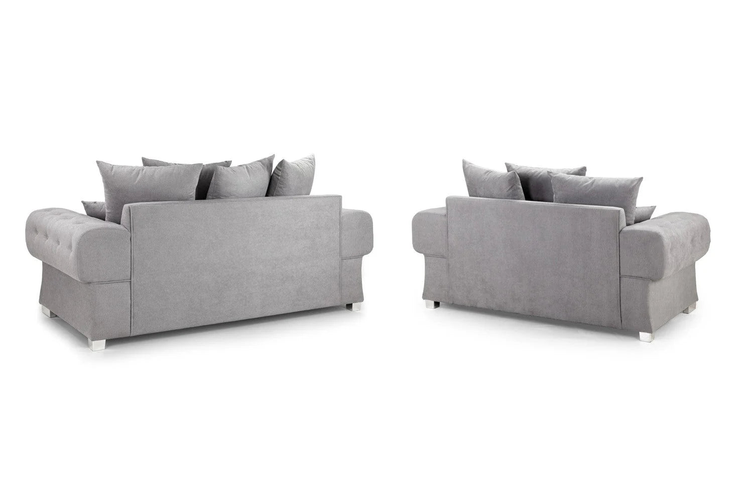 Verona 3+2 Seater Scatter Back Grey